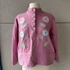 Vintage Adorable Floral Sweatshirt